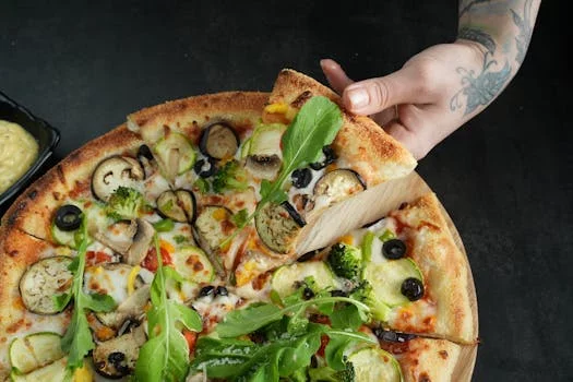 healthy veggie pizza workout special